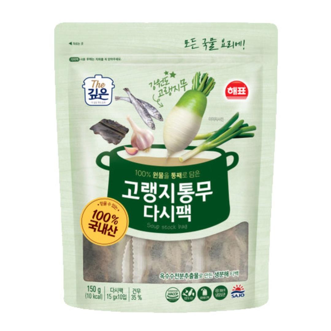 (Case) Sajo Haepyo Radish Soup Stock Bag (15g*10)*16