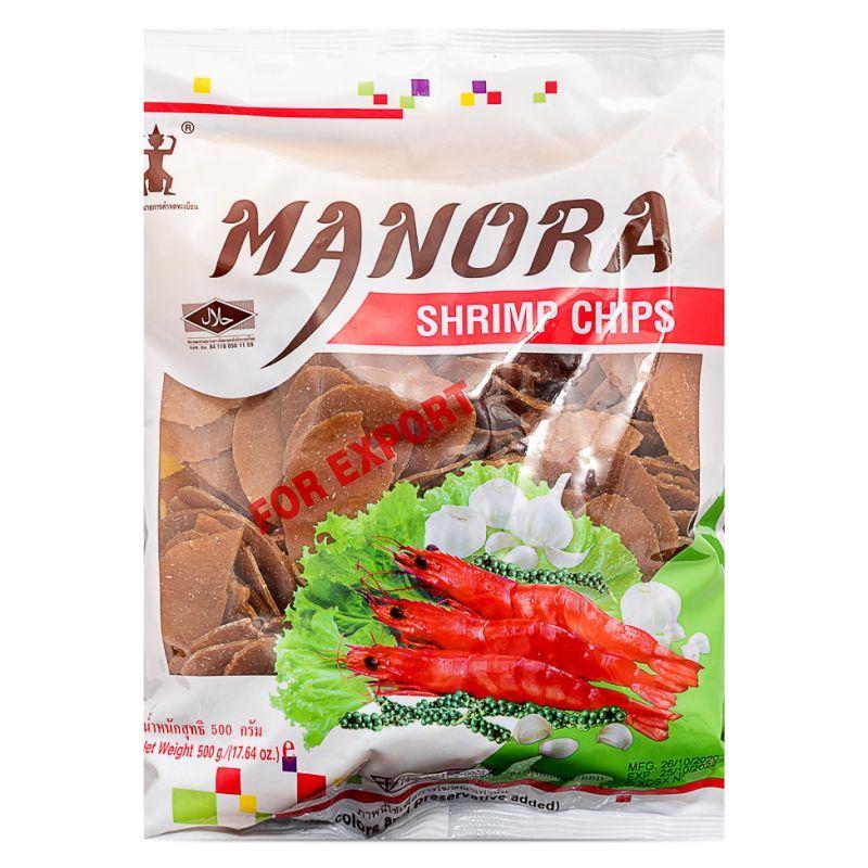 (Case) Manora Shrimp Chips 500g*20