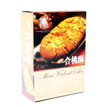 (Case) October Fifth Bakery Mini Walnut Cakes (S) 澳門十月初五餅家 迷你合桃酥 (小) 108g*24
