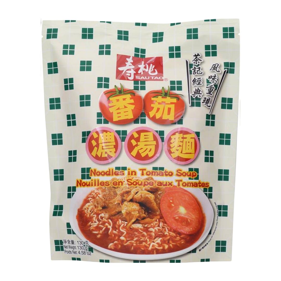 (Case) Sau Tao Noodles in Tomato Soup 壽桃 番茄濃湯麵 130g*12