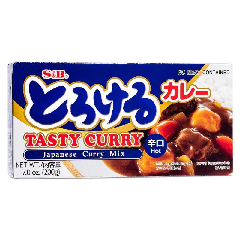 (Case) S&B Tasty Curry Japanese Curry Mix (Hot) とろける カレー (辛口) 200g*60