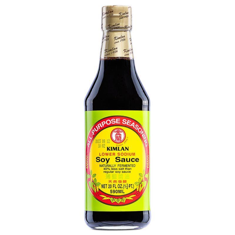 Kimlan Lower Sodium Soy Sauce 金蘭 薄鹽醬油 12 x 590ml