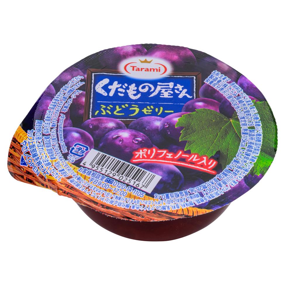 (Case) Tarami Kudamonoyasan Jelly (Grape) 160g*6