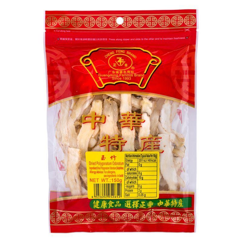 (Case) Zheng Feng Dried Polygonatum Odoratum 正豐 玉竹 150g*20