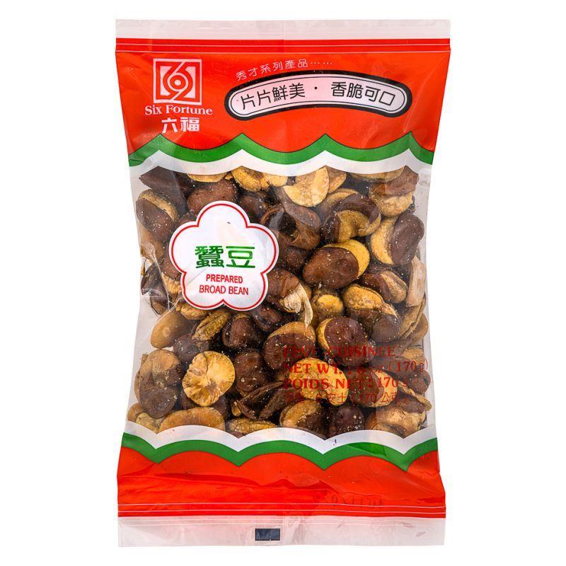 (Case) Six Fortune Prepared Broad Bean 六福 蠶豆 170g*25
