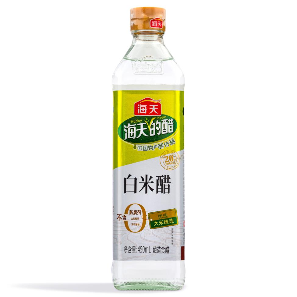 Haday White Rice Vinegar 海天 白米醋 12 x 450ml
