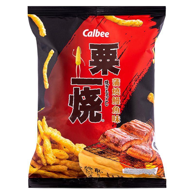 (Case) Calbee Eel Kabayaki Flavour Grill-A-Corn 卡樂B 蒲燒鰻魚味粟一燒 80g*20