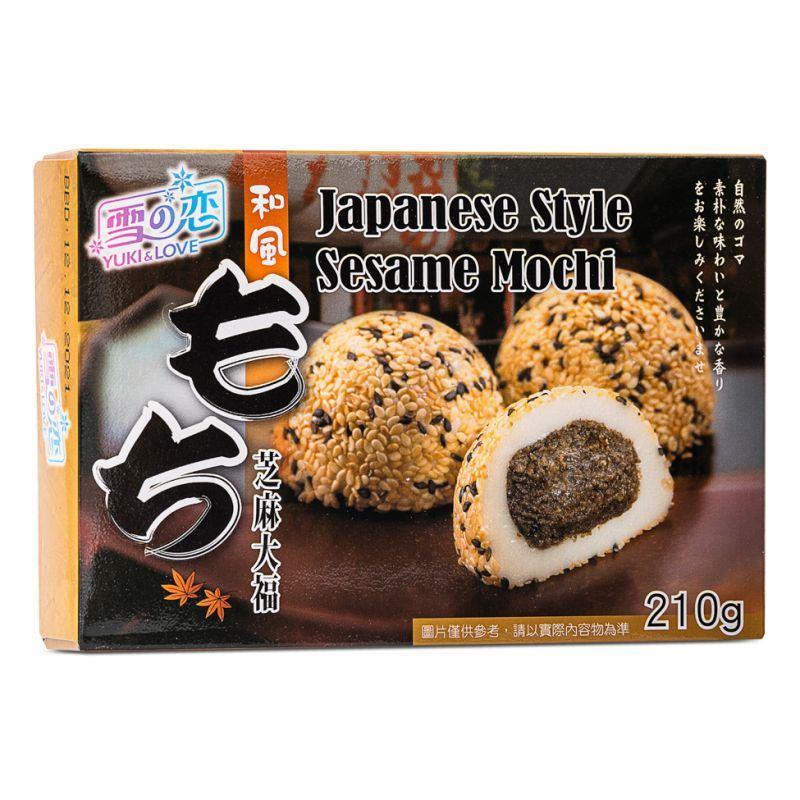 (Case) Yuki & Love Japanese Style Sesame Mochi 雪の戀 和風芝麻大福 210g*24