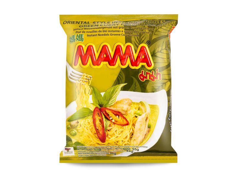 (Case) Mama Oriental Style Instant Noodles Noodles (Green Curry Flavour) 55g*30
