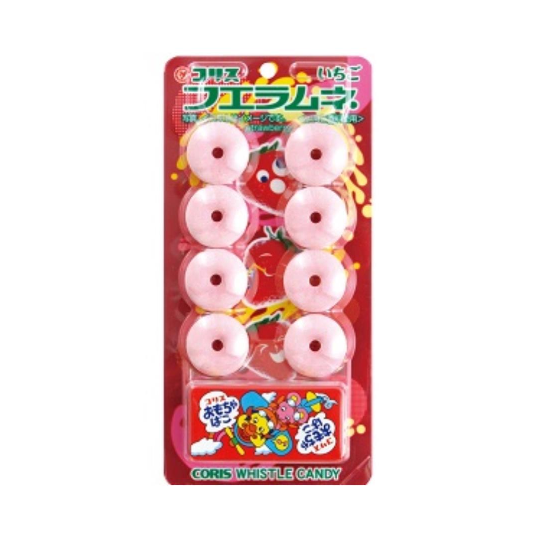 Coris Fue Ramune Whistle Candy (Strawberry Flavour) フエラムネいちご 20 x 31g