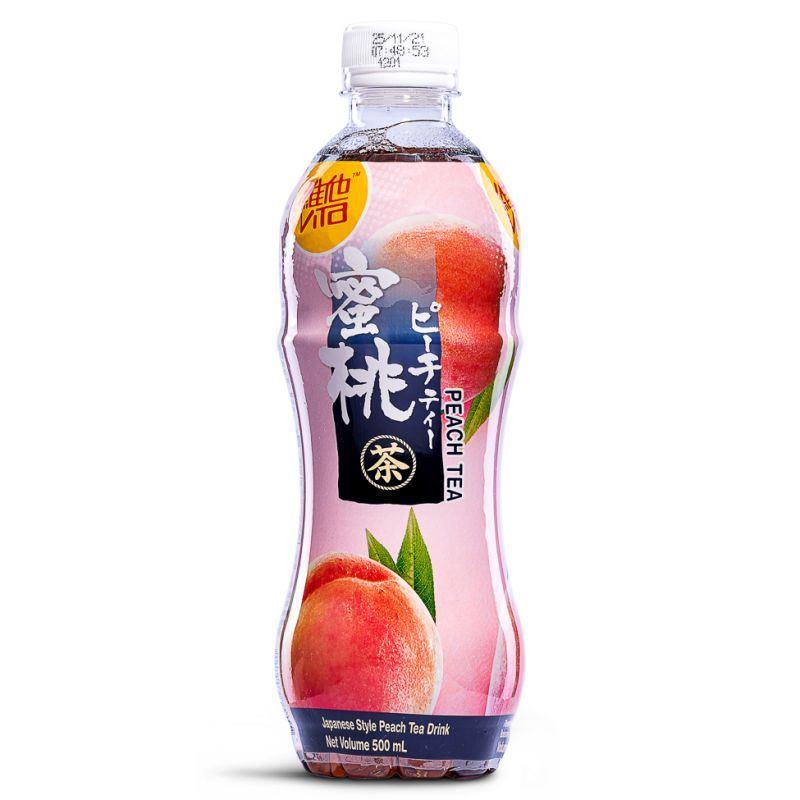 (Case) Vita Japanese Style Peach Tea Drink (Bottle) 维他 蜜桃茶 (樽裝) 500ml*12