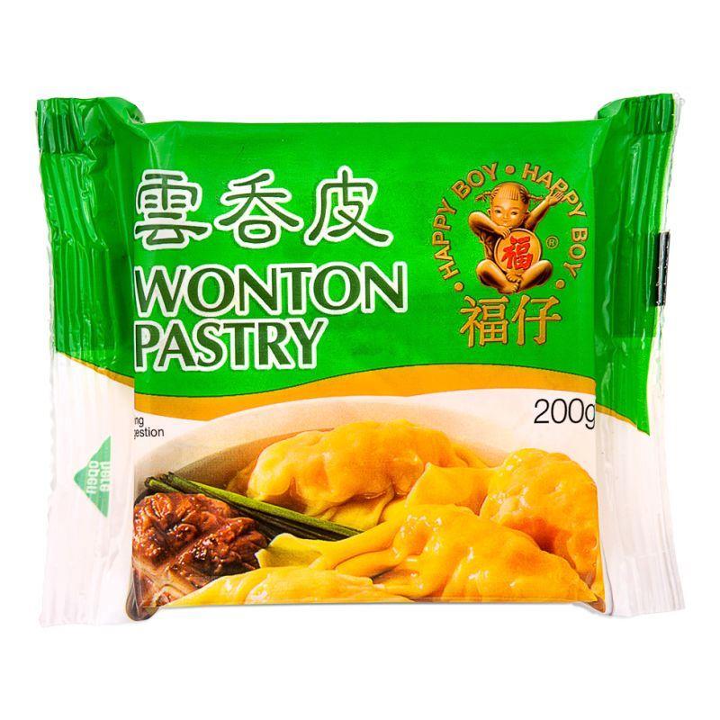 ❄️ Happy Boy Wonton Pastry 福仔 雲吞皮 60 x 200g