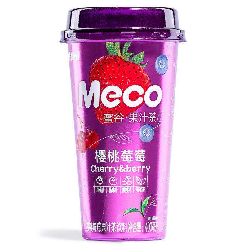 (Case) Xiang Piao Piao Meco Cherry & Berry Tea 香飄飄 蜜谷果汁茶 (櫻桃莓莓) 400ml*15
