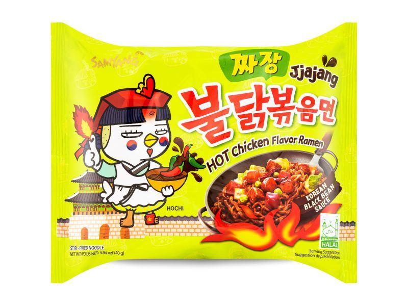 (Case) Samyang Buldak Hot Chicken Flavour Ramen (Jjajang) 짜장 불닭볶음면 (140g*5)*8