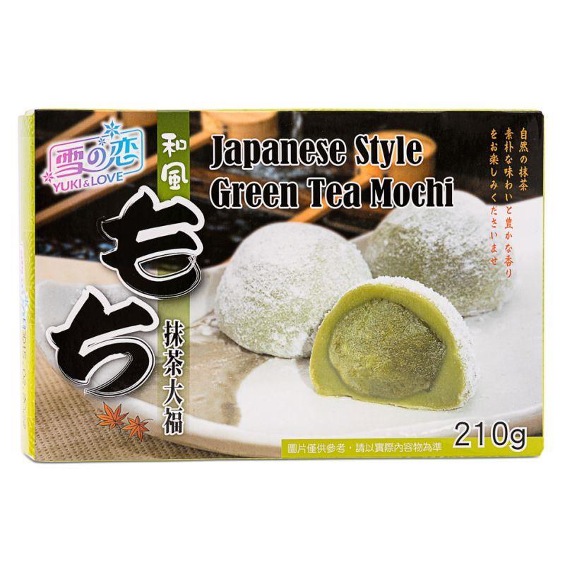 (Case) Yuki & Love Japanese Style Green Tea Mochi 雪の戀 和風綠茶大福 210g*24