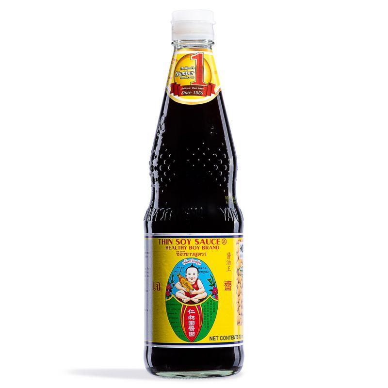(Case) Dek Som Boon (Healthy Boy) Thin Soy Sauce 肥兒標牌 生抽醬油王 700ml*12