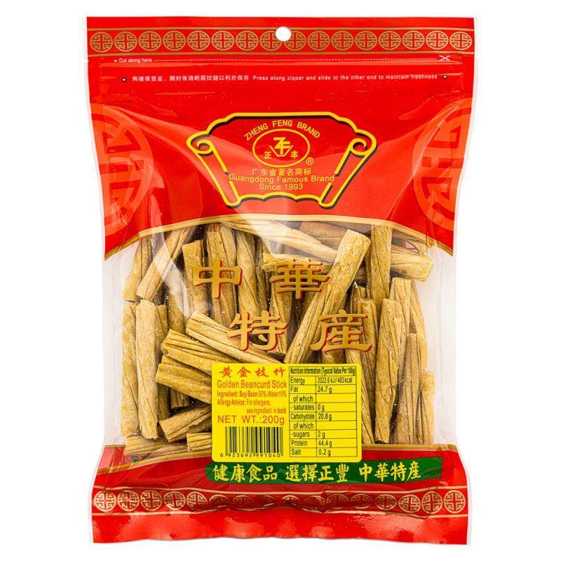 (Case) Zheng Feng Golden Beancurd Stick 正豐 黃金枝竹 200g*40