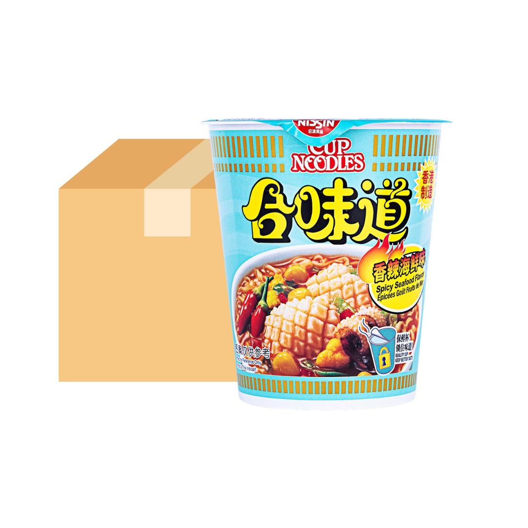 Nissin Cup Noodles (Spicy Seafood Flavour) 合味道 香辣海鮮味杯麵 24 x 72g
