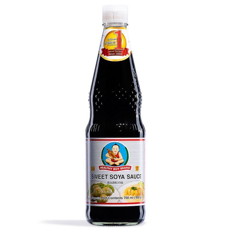 (Case) Dek Som Boon (Healthy Boy) Sweet Soy Sauce 肥兒標牌 甜豉油 700ml*12