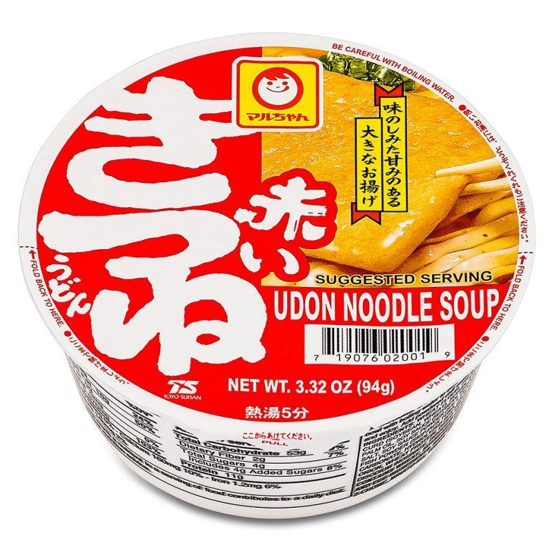 (Case) Maruchan Udon Noodle Soup (Akai Kitsune Udon) 赤いきつね うどん 94g*12