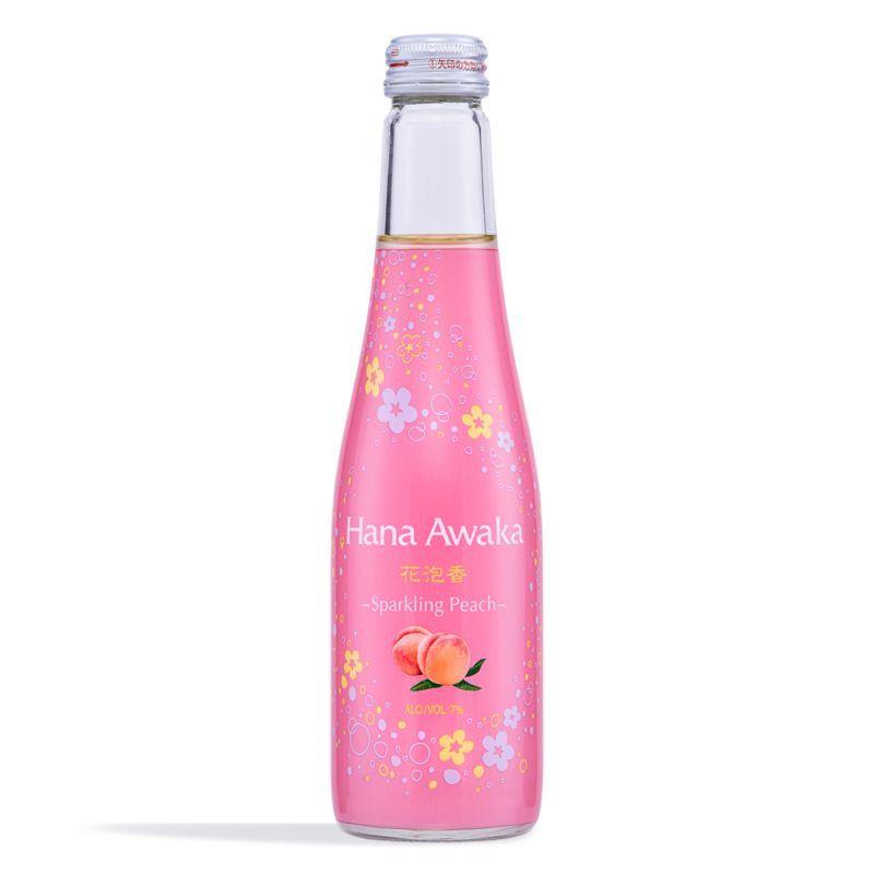 (Case) Ozeki Hana Awaka Peach Flavoured Sparkling Sake (ABV 7%) 250ml*12