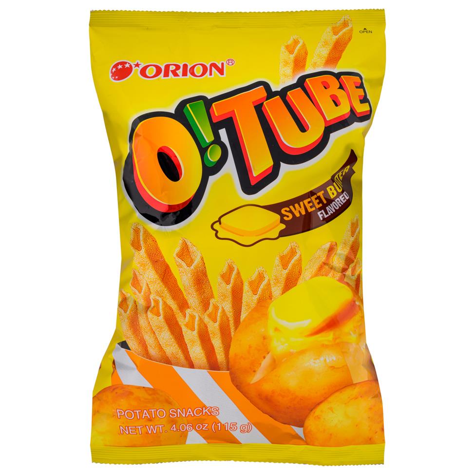 (Case) Orion O!Tube Potato Snacks (Honey & Butter Flavour) 115g*12