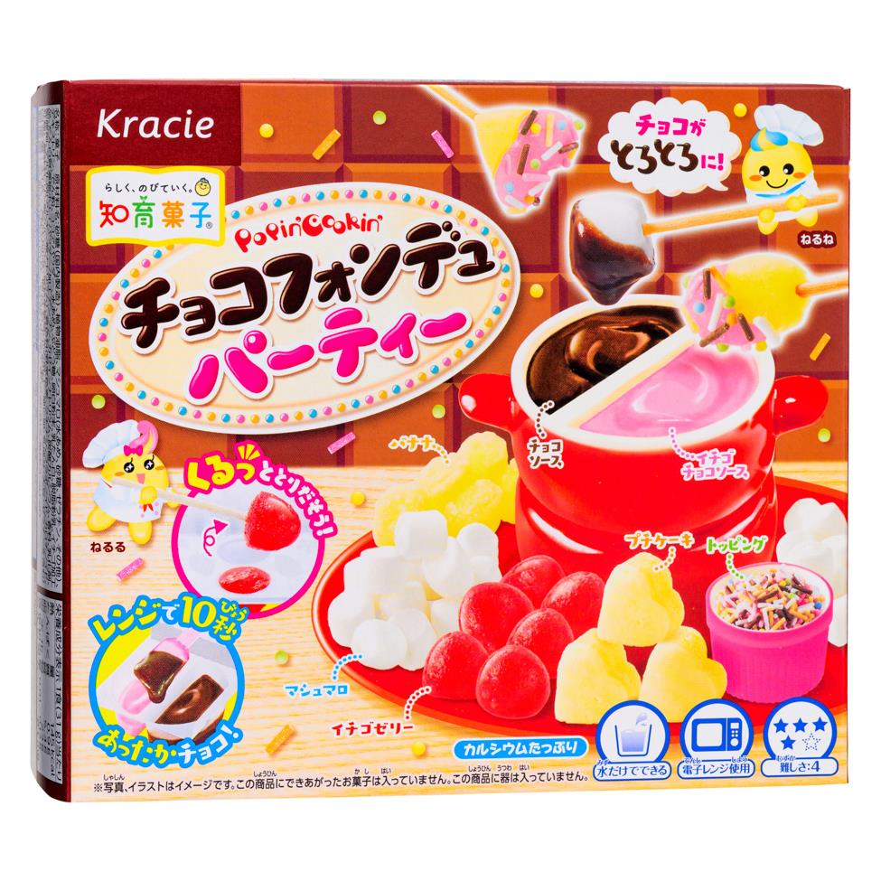 (Case) Kracie Popin' Cookin' Making Kit (Chocolate Fondue) 知育菓子 食玩DIY (朱古力火鍋) 31g*16