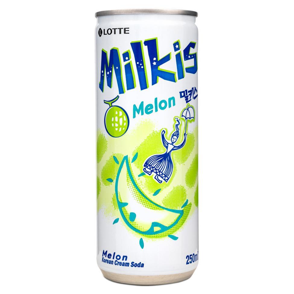 (Case) Lotte Milkis Cream Soda (Melon) 250ml*30