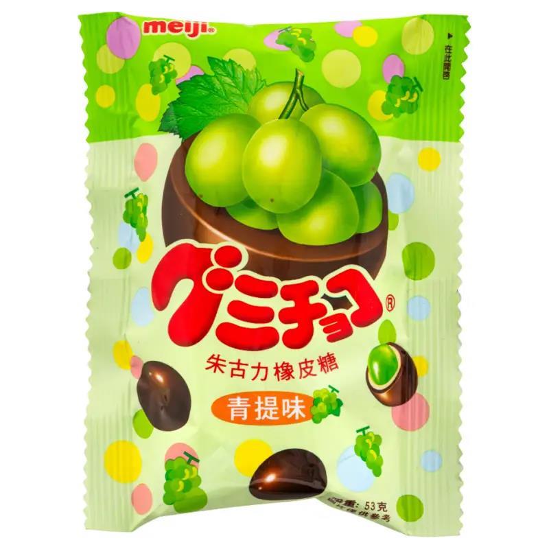 (Case) Meiji Grape Gummy Chocolate 朱古力橡皮糖 (青提味) 53g*120