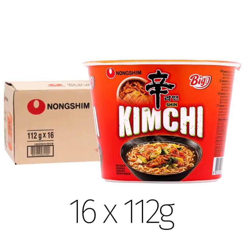 (Case) Nongshim Big Bowl Shin Kimchi Noodle (L) 農心 泡菜辛拉麵碗麵 (大) 112g*16