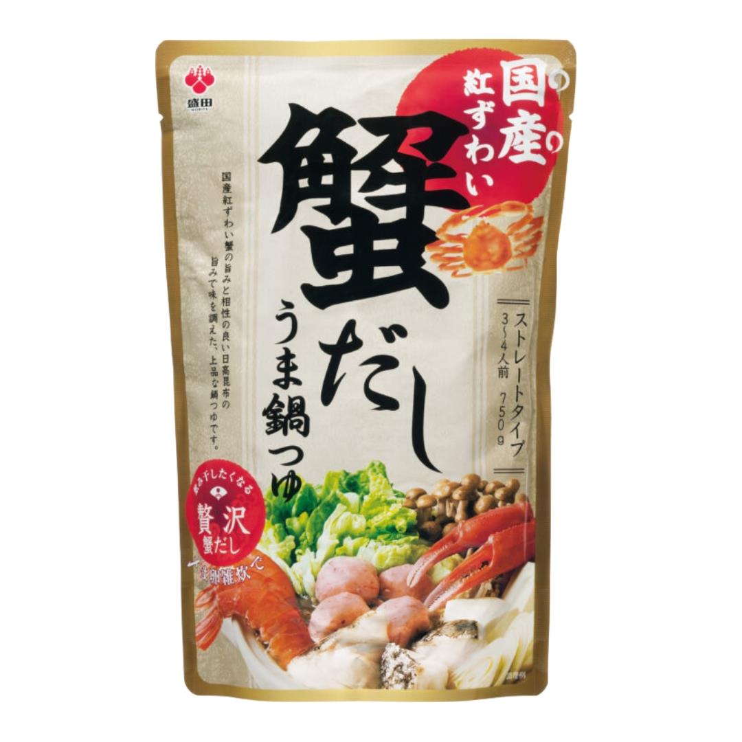 Morita Hot Pot Soup Base (Red Snow Crab Flavour) 盛田 国産紅ずわい蟹だしうま鍋つゆ 12 x 750g