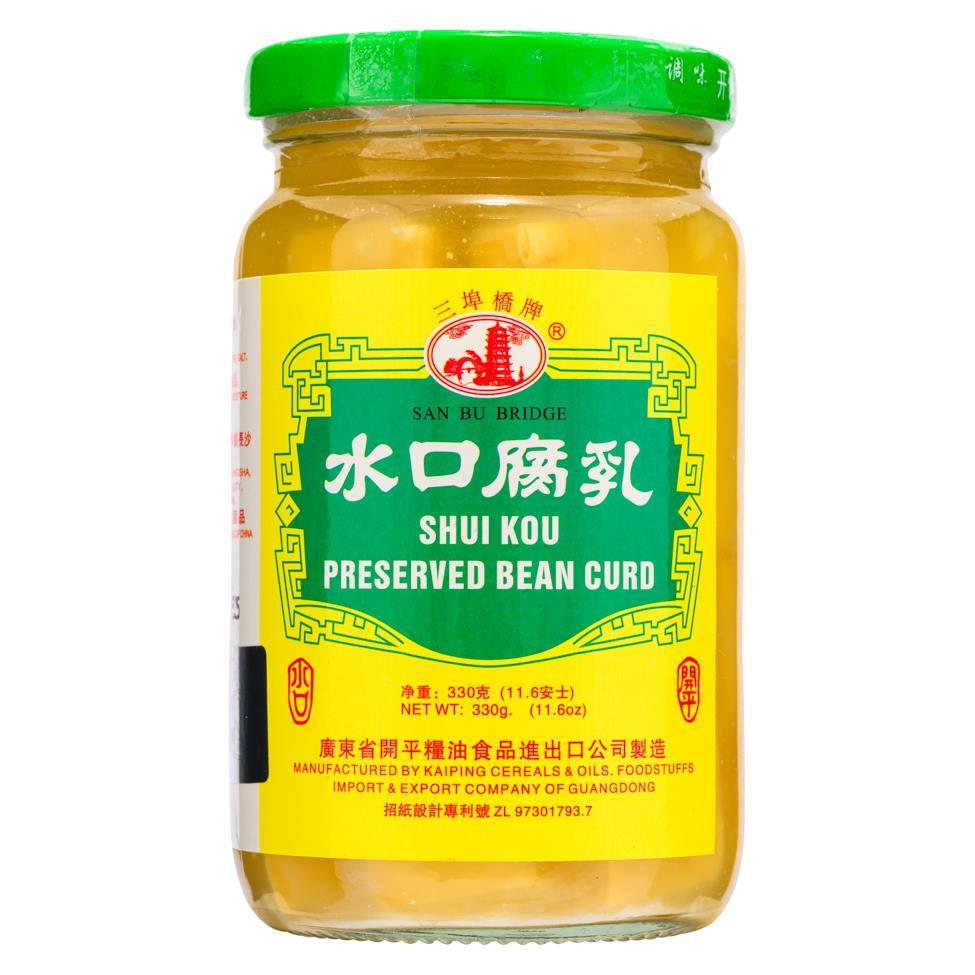 (Case) San Bu Bridge Shui Kou Preserved Bean Curd 三埠橋牌 水口腐乳 330g*36