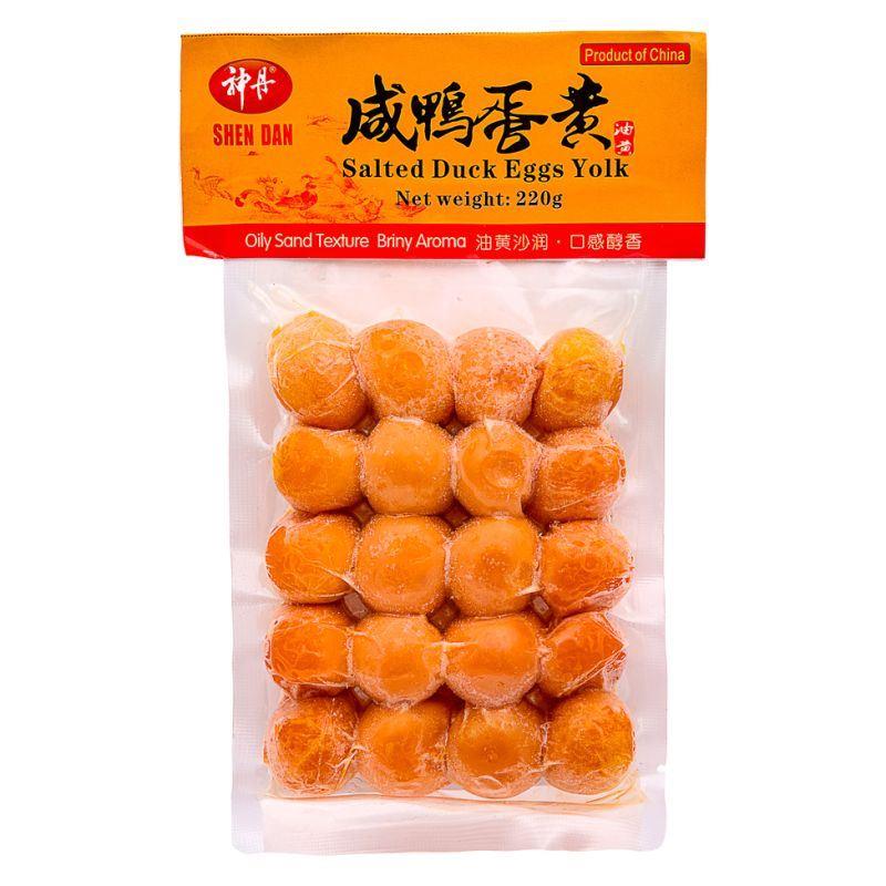 ❄️ Shen Dan Salted Duck Eggs Yolk 神丹 咸鴨蛋黃 30 x 220g