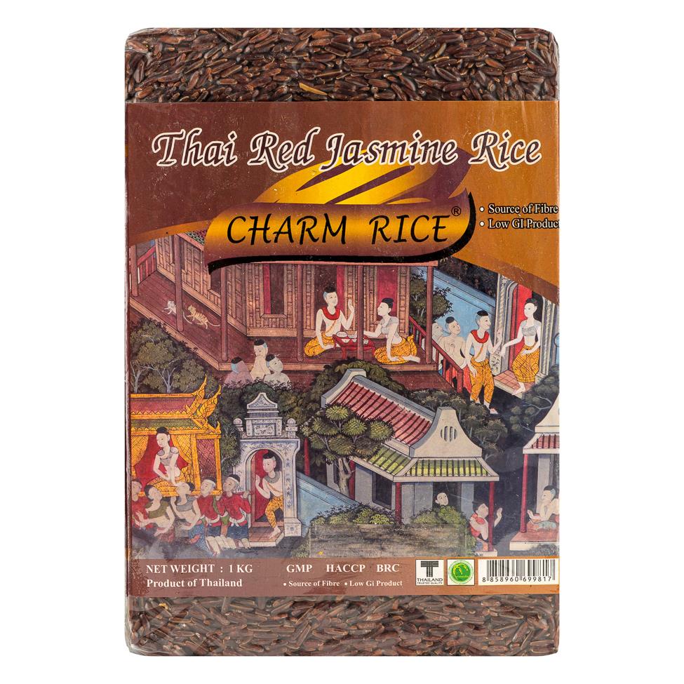 (Case) Charm Thai Red Jasmine Rice 1kg*10