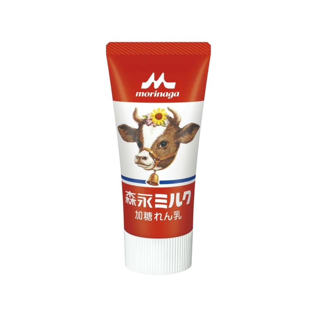 (Case) Morinaga Sweetened Condensed Milk (Tube) 森永ミルク 加糖れん乳 120g*12*4