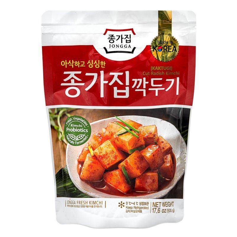 ❄️ Jongga Kaktugi Cut Radish Kimchi 종가집 깍두기 10 x 500g