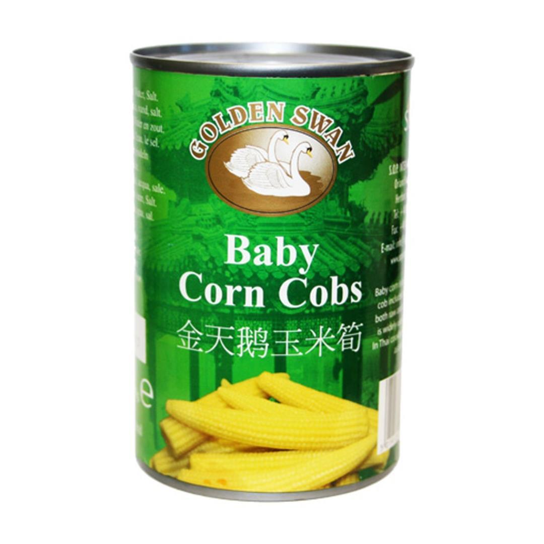 (Case) Golden Swan Baby Corn Cobs 金天鵝 玉米筍 425g*24