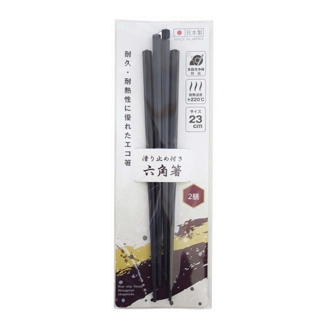 (Case) Non-Slip Hexagonal Chopsticks 2P *12