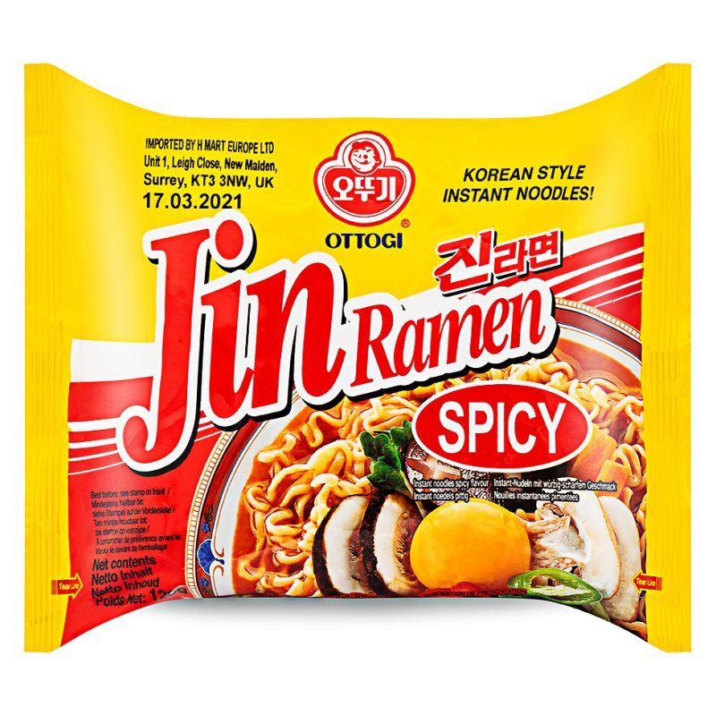 (Case) Ottogi Jin Ramen (Spicy) 진라면 120g*40