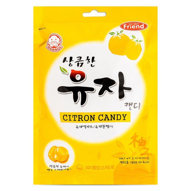 (Case) Mammos Citron Candy 유자캔디 80g*20