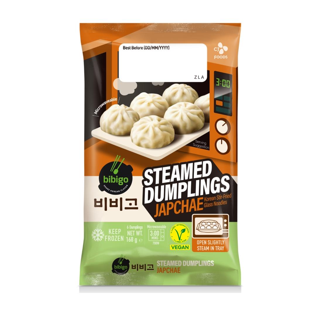 ❄️ CJ Bibigo Steamed Mandu Dumplings (Japchae) 24 x 168g