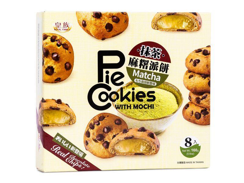 (Case) Royal Family Pie Cookies With Mochi (Matcha Flavour) 皇族 抹茶味麻糬派餅 160g*12