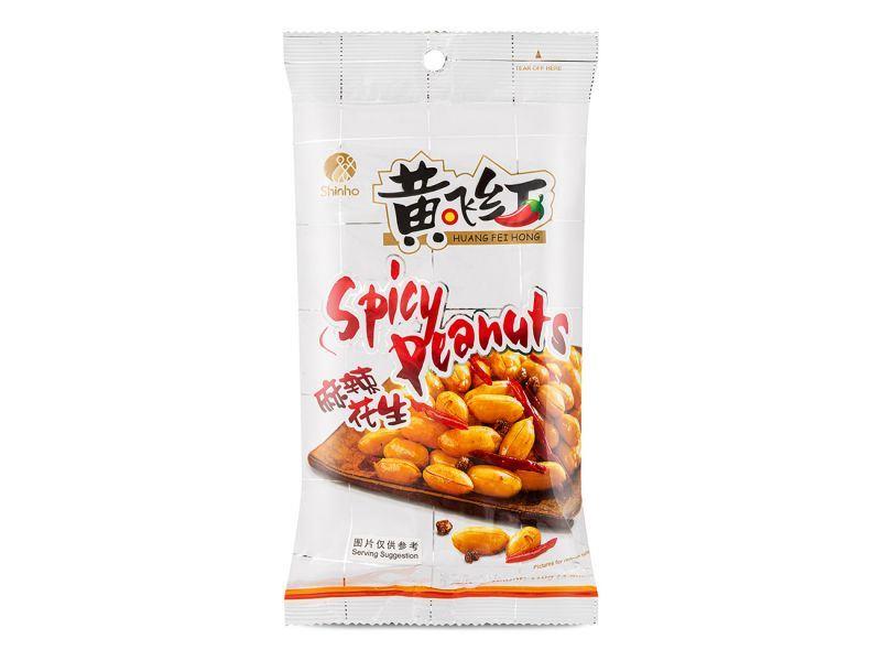 (Case) Shinho Huang Fei Hong Spicy Peanuts 欣和 黃飛紅麻辣花生 110g*30