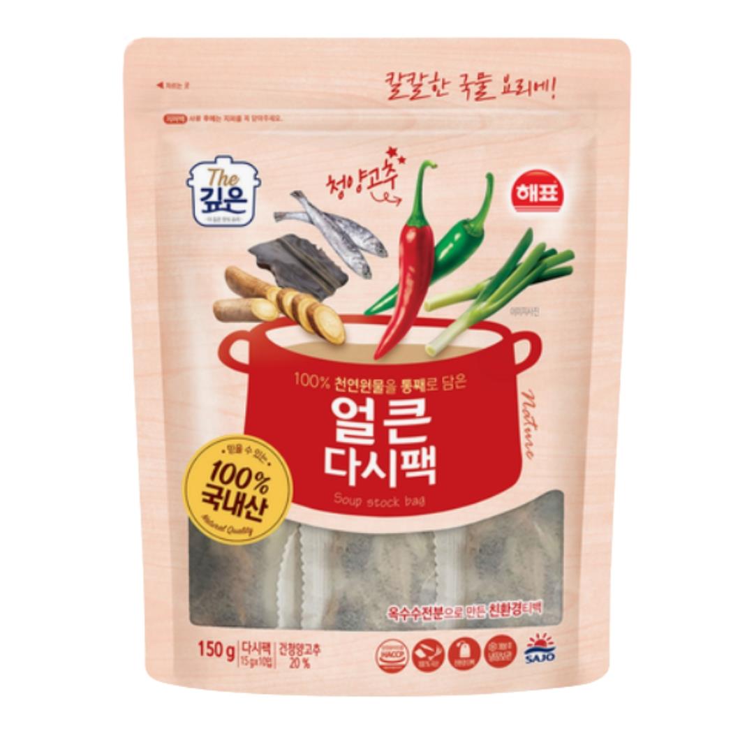 (Case) Sajo Haepyo Spicy Soup Stock Bag (15g*10)*16