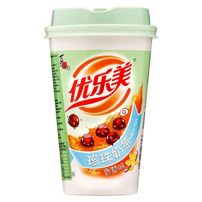(Case) Xizhilang ST Instant Milk Tea Drink With Tapioca Pearl (Vanilla Flavour) 喜之郎 優樂美珍珠奶茶 (香草味) 70g*30