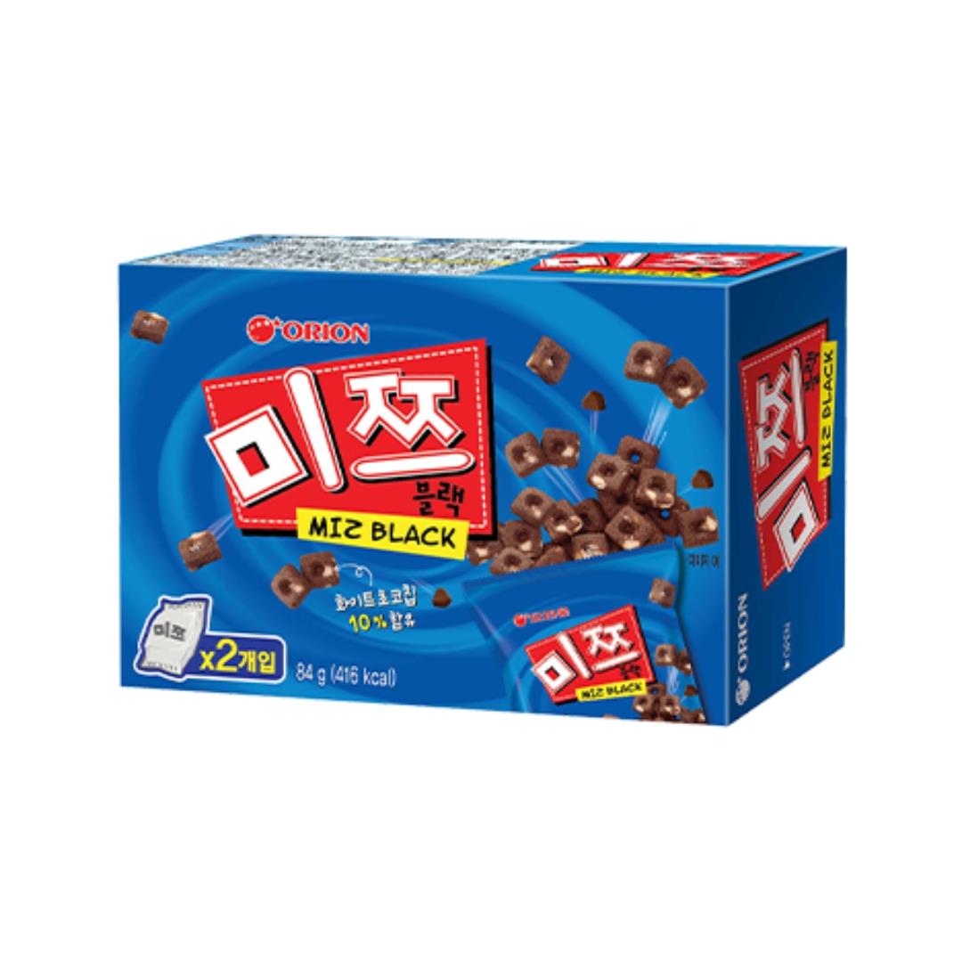 Orion Miz Black Chocolate Snack 미쯔블랙이 16 x 84g