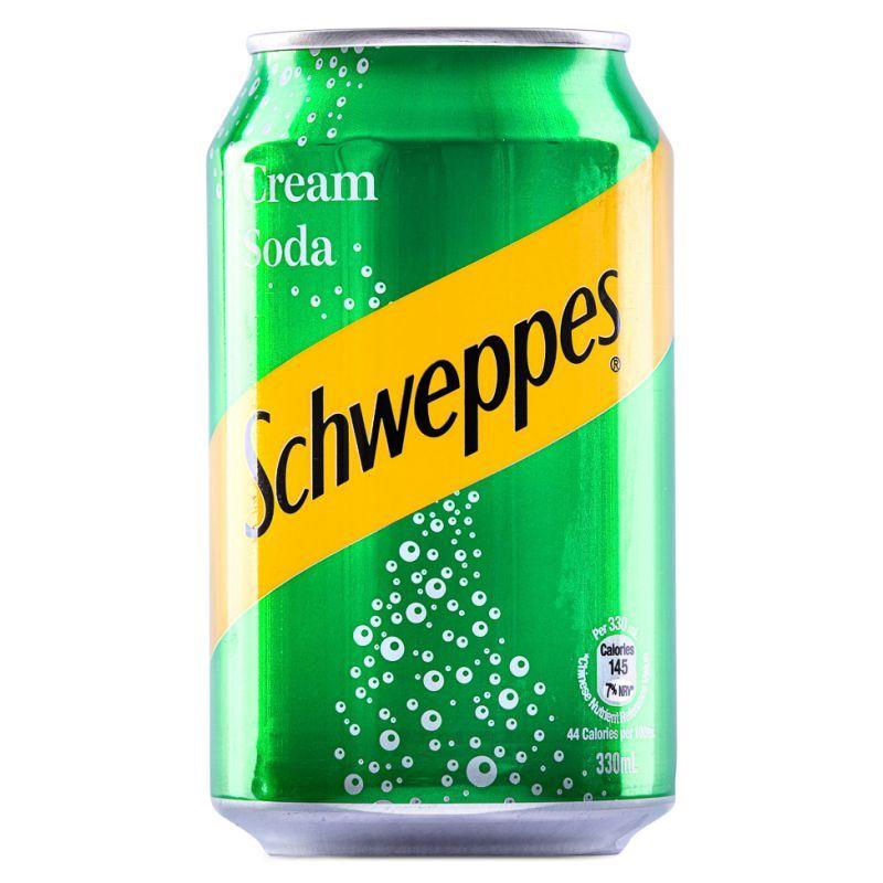(Case) Schweppes Cream Soda 玉泉 忌廉味汽水 330ml*24