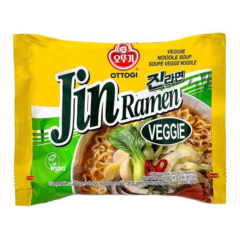 (Case) Ottogi Jin Ramen (Veggie) 진라면 110g*4*8