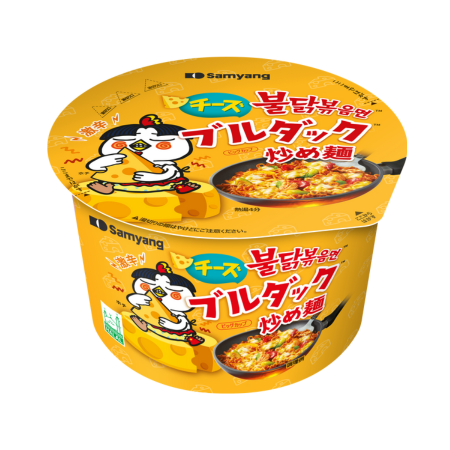(Case) Samyang Buldak Hot Chicken Flavour Ramen Big Bowl (Cheese) (JPN Version) 105g*16