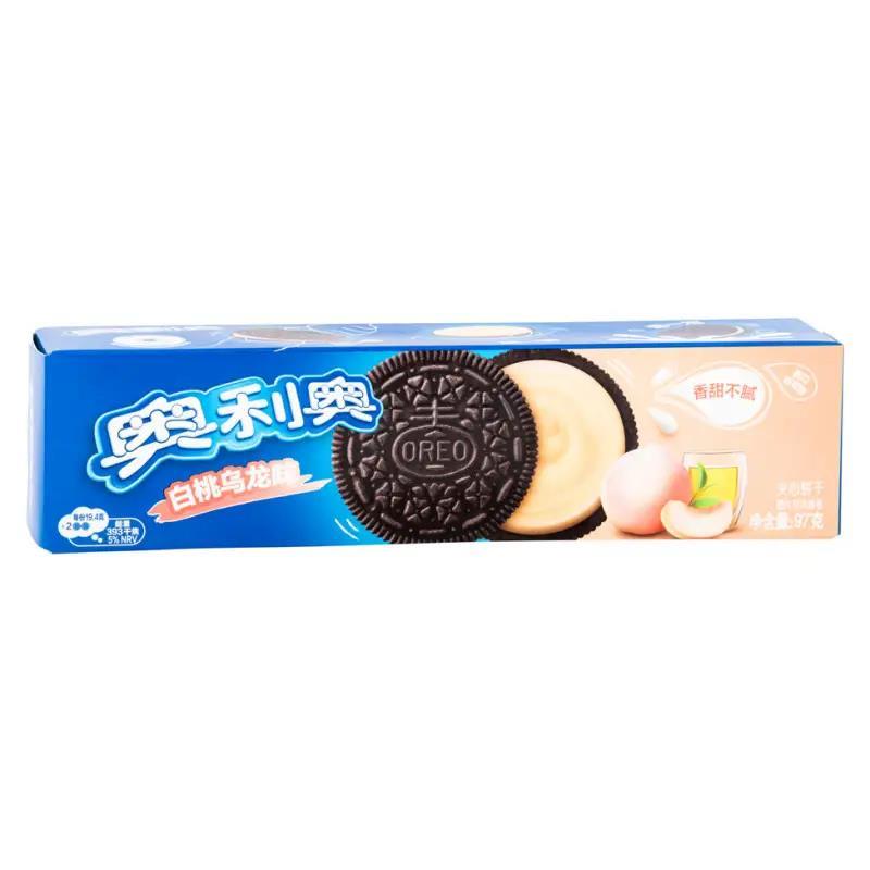 (Case) Oreo Cookie (Peach & Oolong Flavour) 奧利奧 夾心餅乾 (白桃烏龍味) 97g*24
